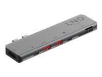 LINQ Pro - Dockingstation - USB-C / Thunderbolt 3 x 2 - HDMI - fr Apple MacBook Air (Anfang 2020, Mitte 2022); MacBook Pro