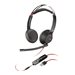 Poly Blackwire 5220 - Blackwire 5200 series - Headset - On-Ear - kabelgebunden - 3,5 mm Stecker, USB-A