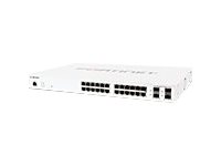 Fortinet ask for better price 12m Warranty FortiSwitch 124E-POE - Switch - managed - 24 x 10/100/1000 + 4 x Gigabit SFP + 12 x 1