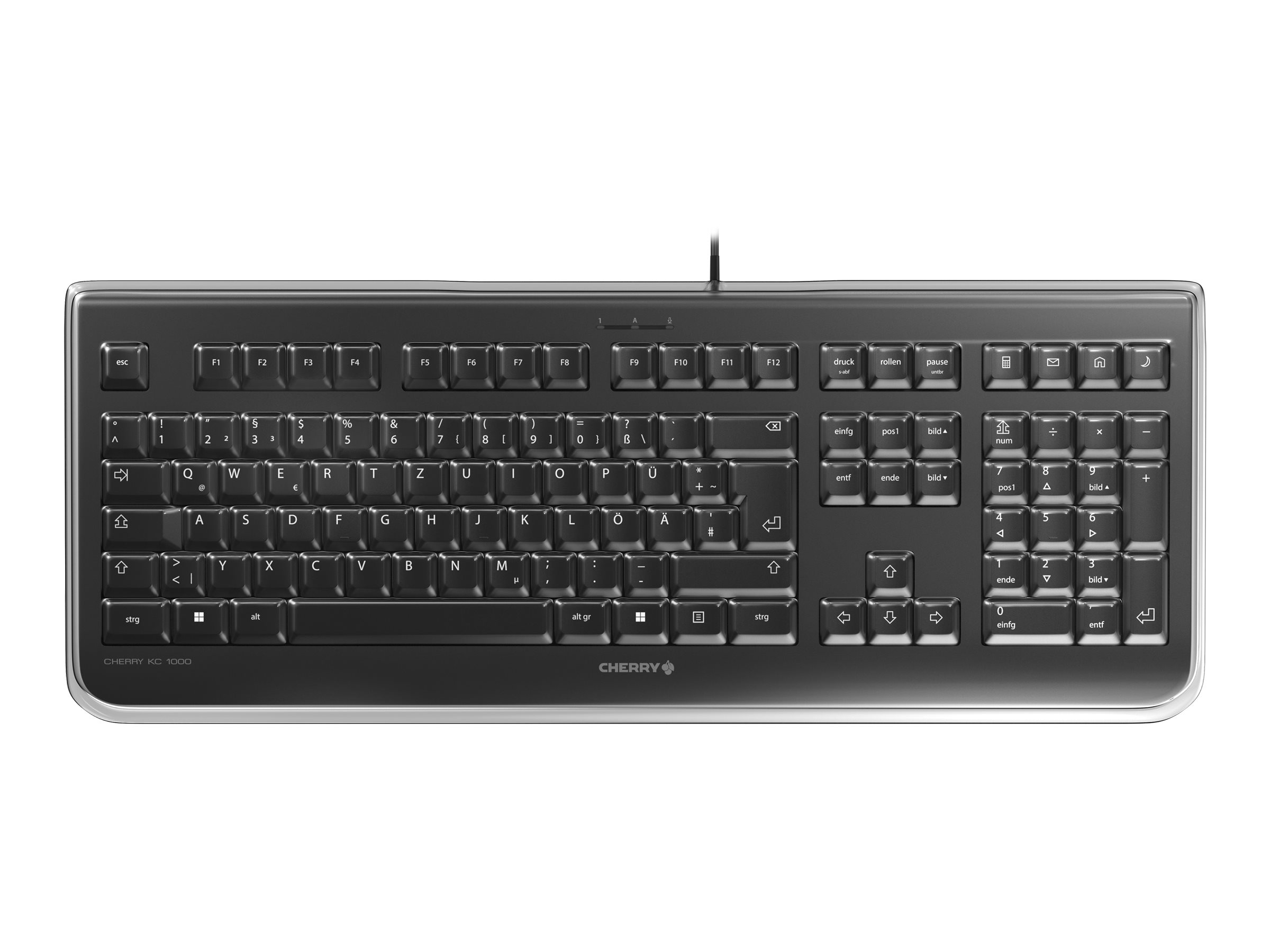 CHERRY KC 1068 - Tastatur - USB - QWERTZ - Schweiz - Schwarz