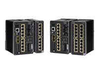 Cisco Catalyst IE3400 Rugged Series - Network Advantage - Switch - managed - 8 x 10/100/1000 + 2 x Gigabit SFP - an DIN-Schiene 