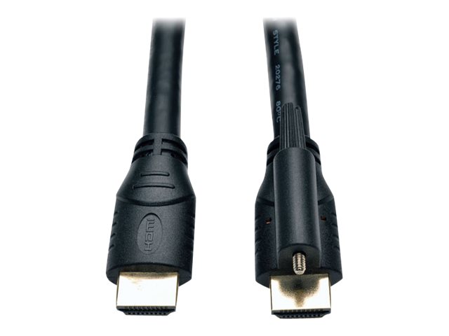 Eaton Tripp Lite Series High Speed HDMI Cable with Ethernet and Locking Connector, UHD 4K, 24AWG (M/M), 15 ft. (4.57 m) - HDMI-K