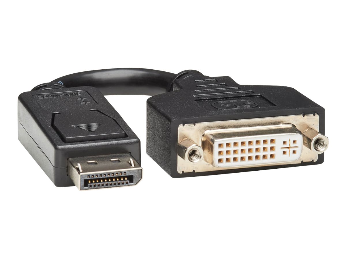 Eaton Tripp Lite Series DisplayPort to DVI-I Adapter Cable (M/F), 6 in. (15.2 cm) - Display-Adapter - DisplayPort (M) zu DVI-I (