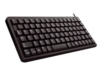 CHERRY G84-4100 Compact Keyboard - Tastatur - PS/2, USB - USA - Schwarz