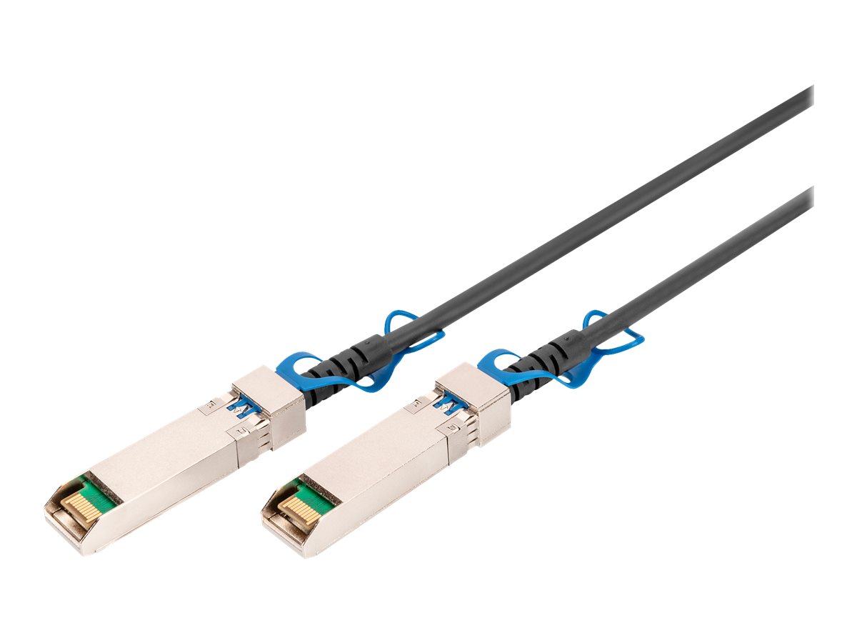 DIGITUS - 25GBase Direktanschlusskabel - SFP28 (M) zu SFP28 (M) - 2 m - abgeschirmtes Twinaxial - SFF-8432