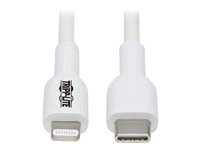 Eaton Tripp Lite Series USB-C to Lightning Sync/Charge Cable (M/M), MFi Certified, White, 2 m (6.6 ft.) - Lightning-Kabel - 24 p