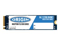 Origin Storage Inception 3D TLC830 Series - SSD - 500 GB - intern - M.2 2280 - PCIe 3.1 (NVMe)