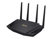 ASUS RT-AX58U V2 - Wireless Router - 4-Port-Switch - GigE - 802.11a/b/g/n/ac/ax - Dual-Band