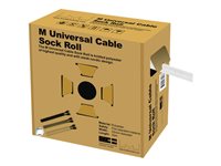Multibrackets M Universal Cable Sock Roll 55 mm x 50 m - Kabel-Organizer - weiss