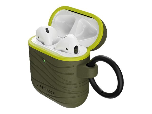 Lifeproof Eco-Friendly - Retail Pack - induktive Ladestation - Gambit Green - für Apple AirPods (1. Generation, 2. Generation)