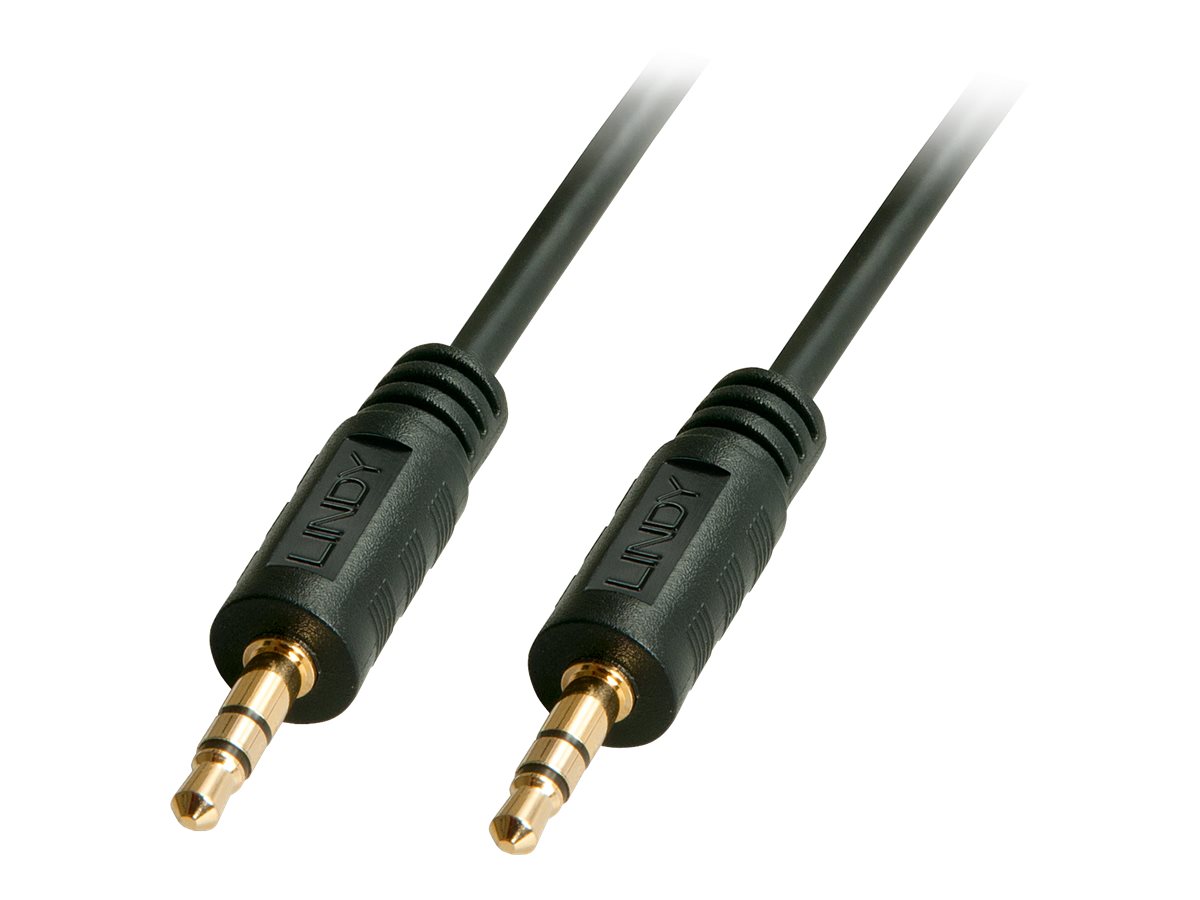 Lindy Premium - Audiokabel - Stereo Mini-Klinkenstecker männlich zu Stereo Mini-Klinkenstecker männlich - 10 m - abgeschirmt - S