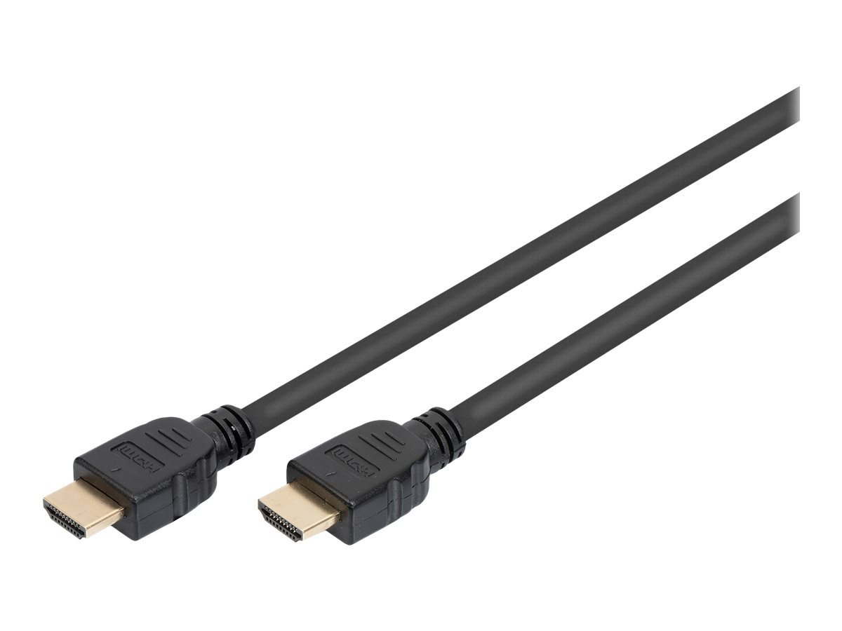 DIGITUS - Ultra High Speed - HDMI-Kabel mit Ethernet - HDMI mnnlich zu HDMI mnnlich - 1 m - Dreifachisolierung