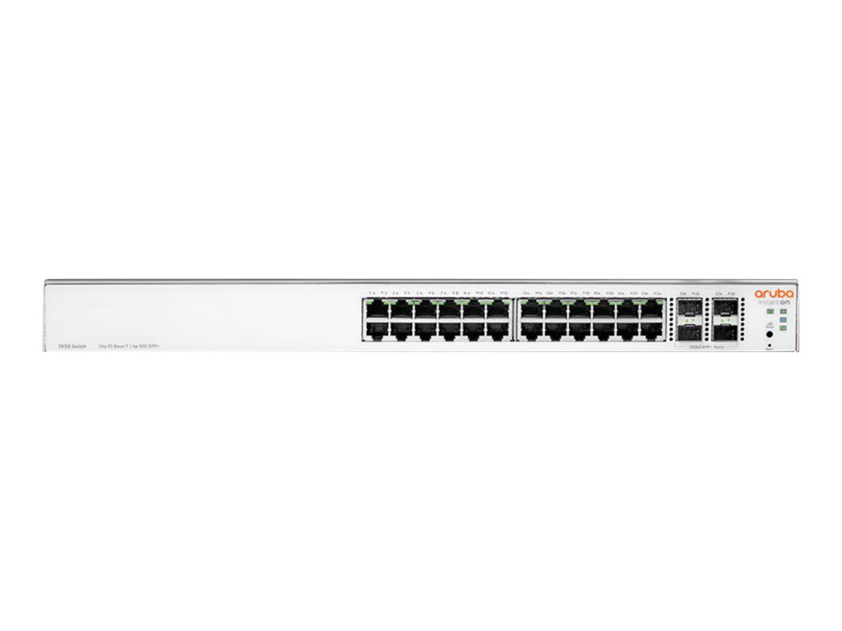 HPE Networking Instant On 1930 24G 4SFP/SFP+ Switch - Switch - L3 - managed - 24 x 10/100/1000 + 4 x 1 Gigabit / 10 Gigabit SFP+