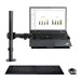 StarTech.com Laptop Desk Mount, Monitor and Laptop Mount for Desk, Displays 34in (8kg/17.6lb) & Laptops (4.5kg/9.9lbs), Adjustab