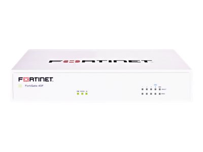Fortinet FortiGate 40F - Sicherheitsgerät - mit 3 Jahre 24x7 FortiCare and FortiGuard Unified (UTM) Protection - GigE - Desktop
