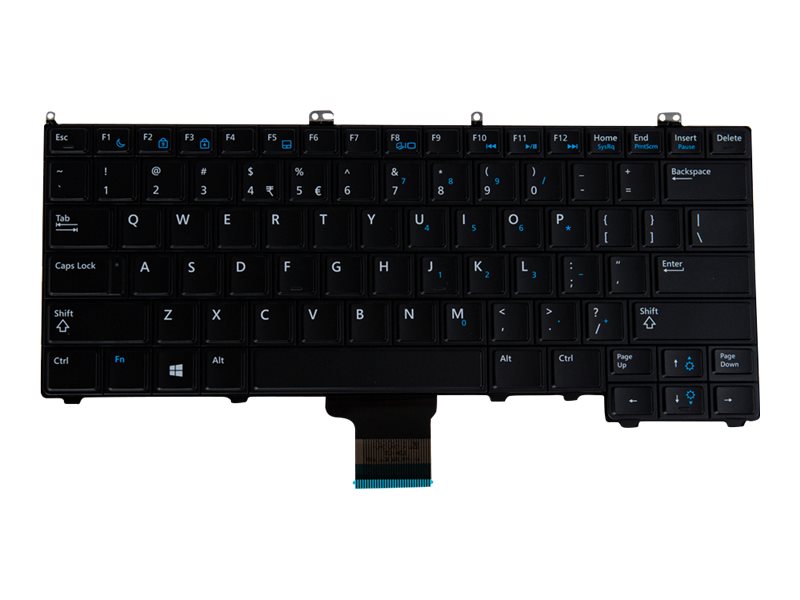 Dell - Tastatur - hinterleuchtet - US International - fr Dell Latitude E7450