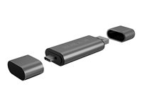 ICY BOX IB-CR200-C - Kartenleser (MMC, SD, microSD, SDHC, microSDHC, SDXC, microSDXC, SDHC UHS-I, microSDHC UHS-I) - USB 2.0