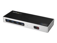 StarTech.com USB-C- und USB-A-Dock - Dual Monitor 4K 60Hz Dock DisplayPort + HDMI - Hybrid-USB 3.0-Dockingstation fr USB-C- ode