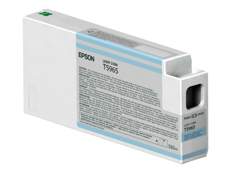Epson T5965 - 350 ml - hell Cyan - Original - Tintenpatrone - fr Stylus Pro 7890, Pro 7900, Pro 9890, Pro 9900, Pro WT7900