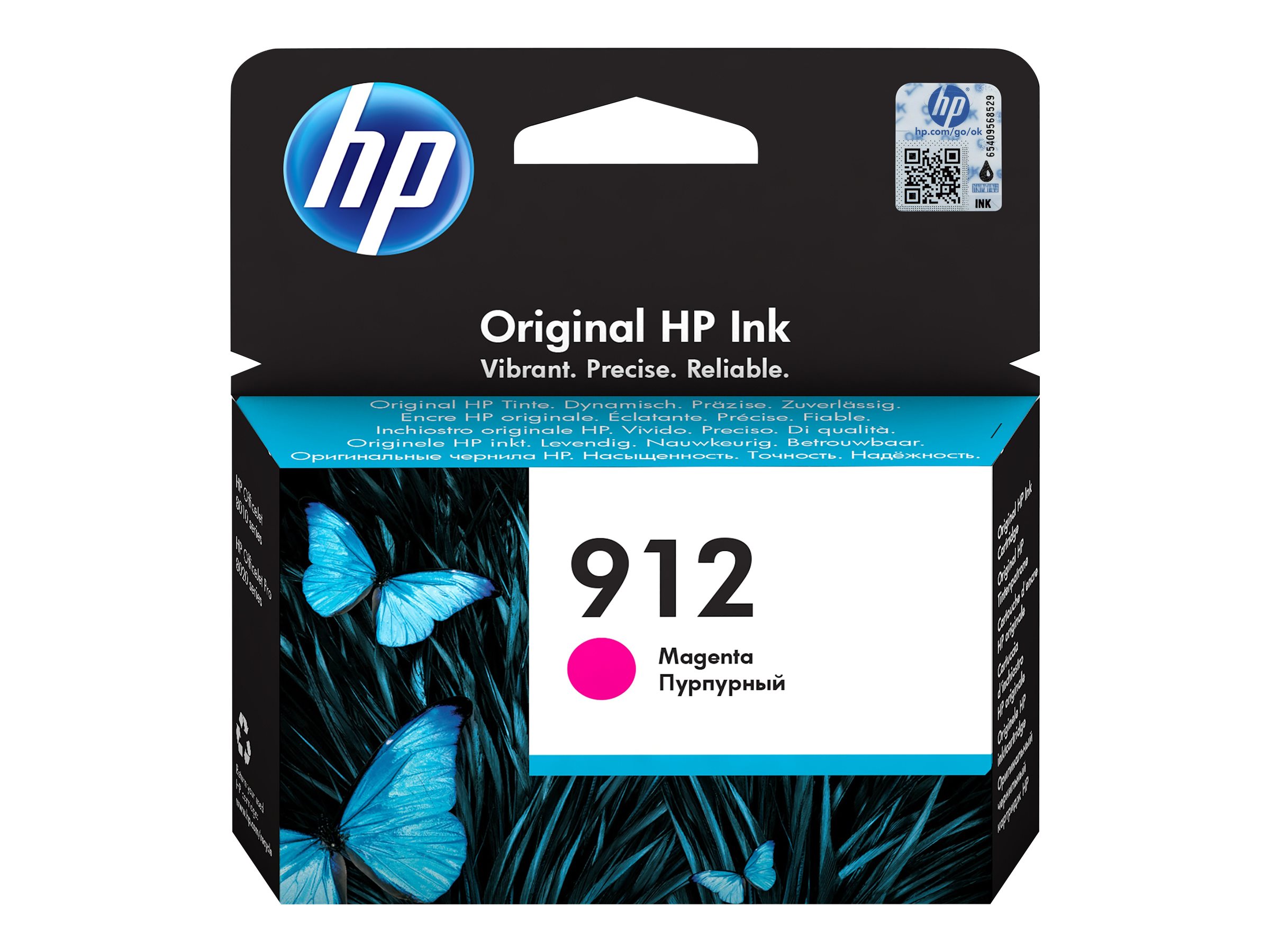 HP 912 - 2.93 ml - Magenta - Original - Tintenpatrone - fr Officejet 80XX; Officejet Pro 80XX