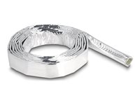 Delock - Kabelmanagement-Tlle - glass fiber, aluminum - Silber - 2 m