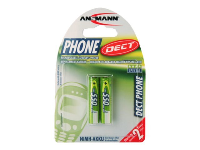 ANSMANN Dect - Batterie 2 x AAA - NiMH - 550 mAh