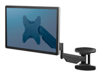 Fellowes - Klammer - einstellbarer Arm - fr Monitor - Schwarz - Bildschirmgrsse: bis zu 106,7 cm (bis zu 42 Zoll)