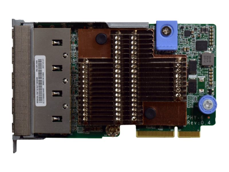 Lenovo ThinkSystem - Netzwerkadapter - LAN-on-motherboard (LOM) - 10Gb Ethernet x 4 - fr ThinkAgile HX2320 Appliance; VX3320 Ap