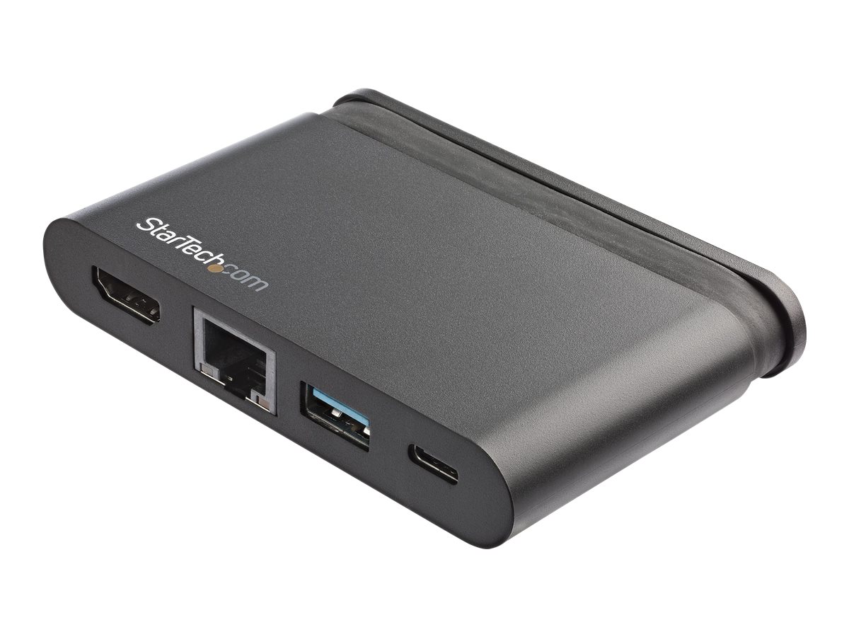 StarTech.com USB C Multiport Adapter mit HDMI - 4K - Mac / Windows - 1xA + 1xC - 100W PD 3.0 - GbE