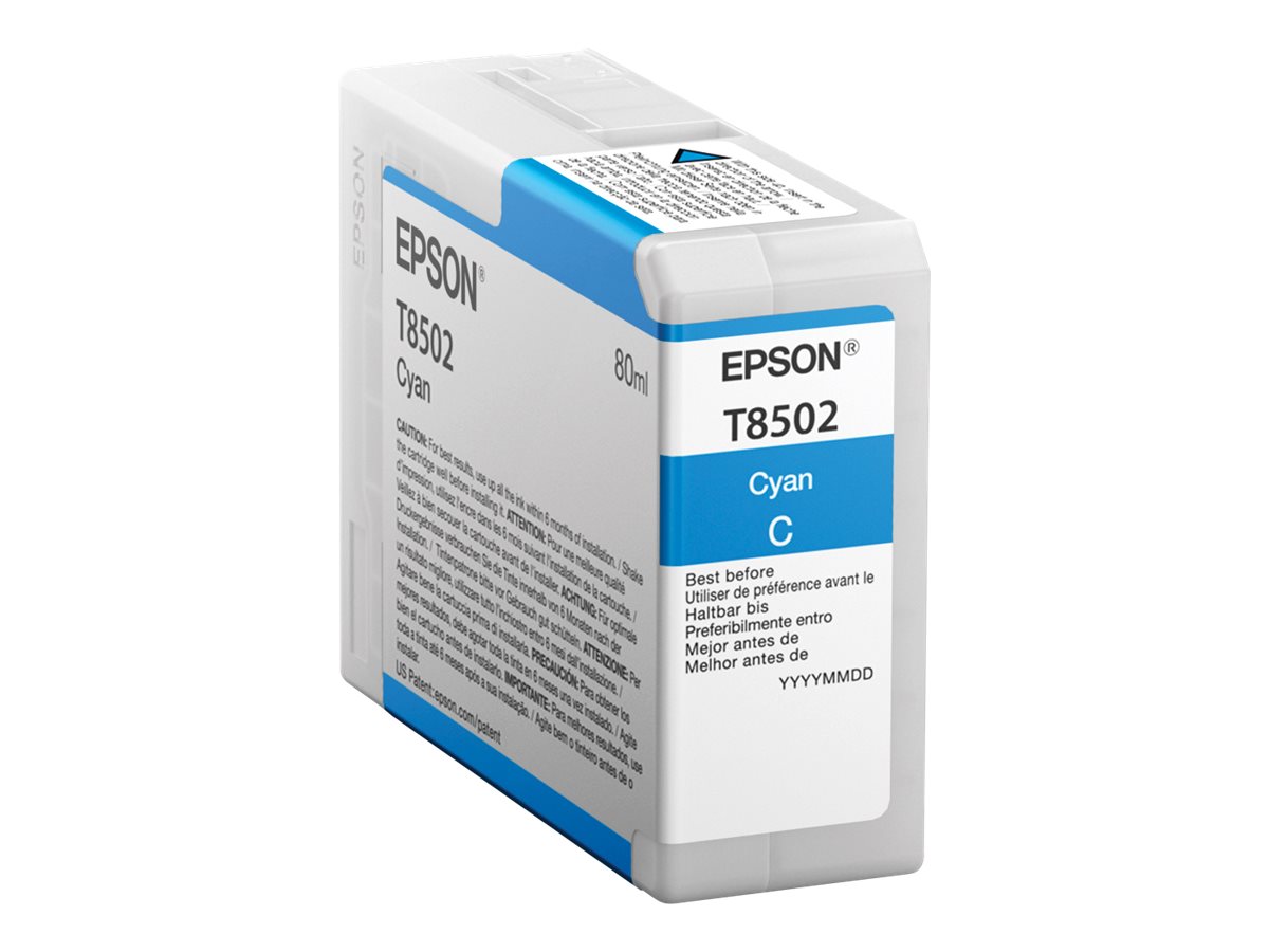 Epson T850200 - 80 ml - mit hoher Kapazitt - Cyan - Original - Tintenpatrone