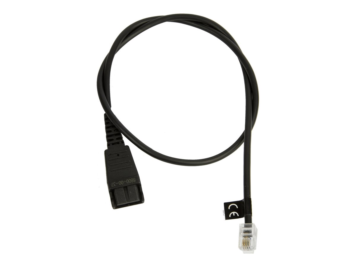 Jabra - Headset-Kabel - RJ-11 mnnlich zu Quick Disconnect mnnlich