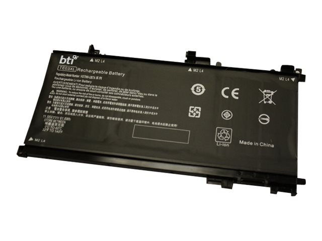 BTI - Laptop-Batterie (gleichwertig mit: HP 849910-850, HP TE03XL) - Lithium-Ionen - 3 Zellen - 5333 mAh - 41 Wh
