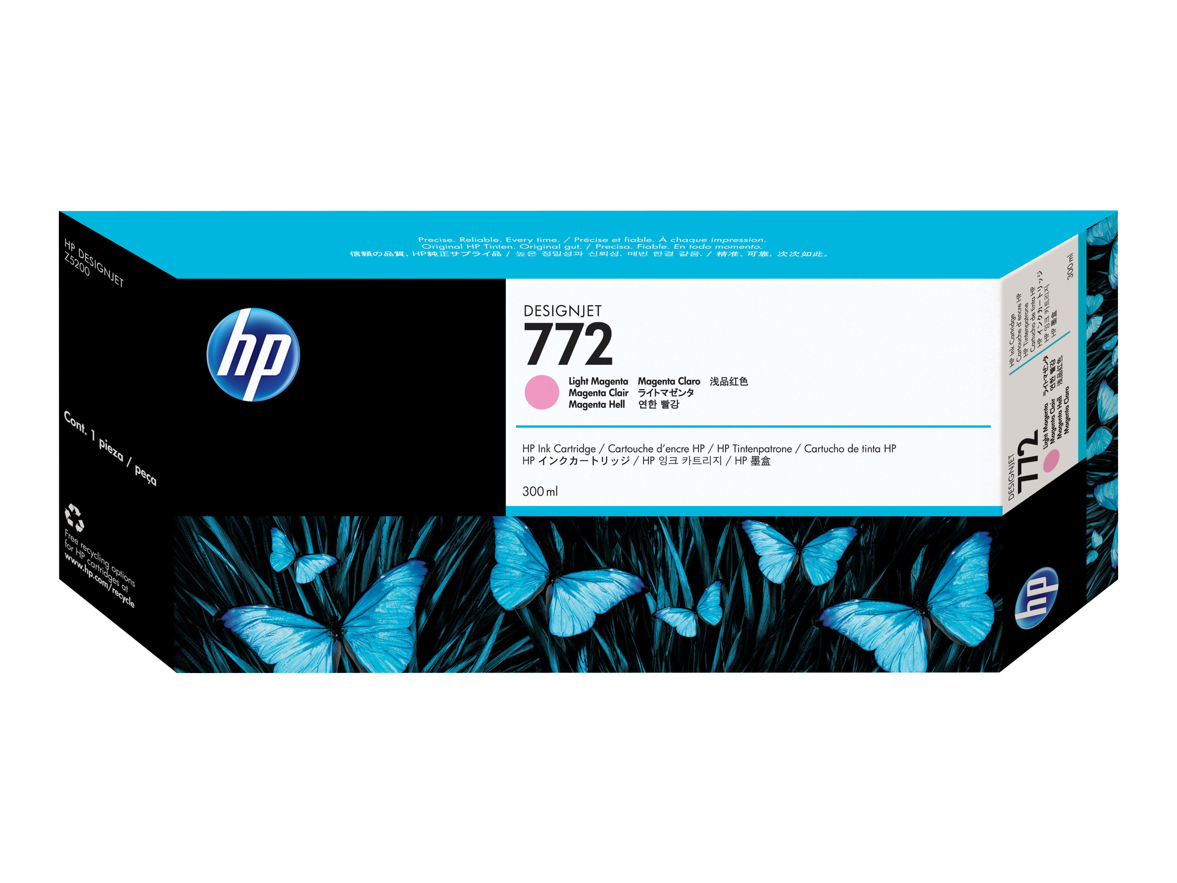 HP 772 - 300 ml - hellmagentafarben - Original - DesignJet - Tintenpatrone