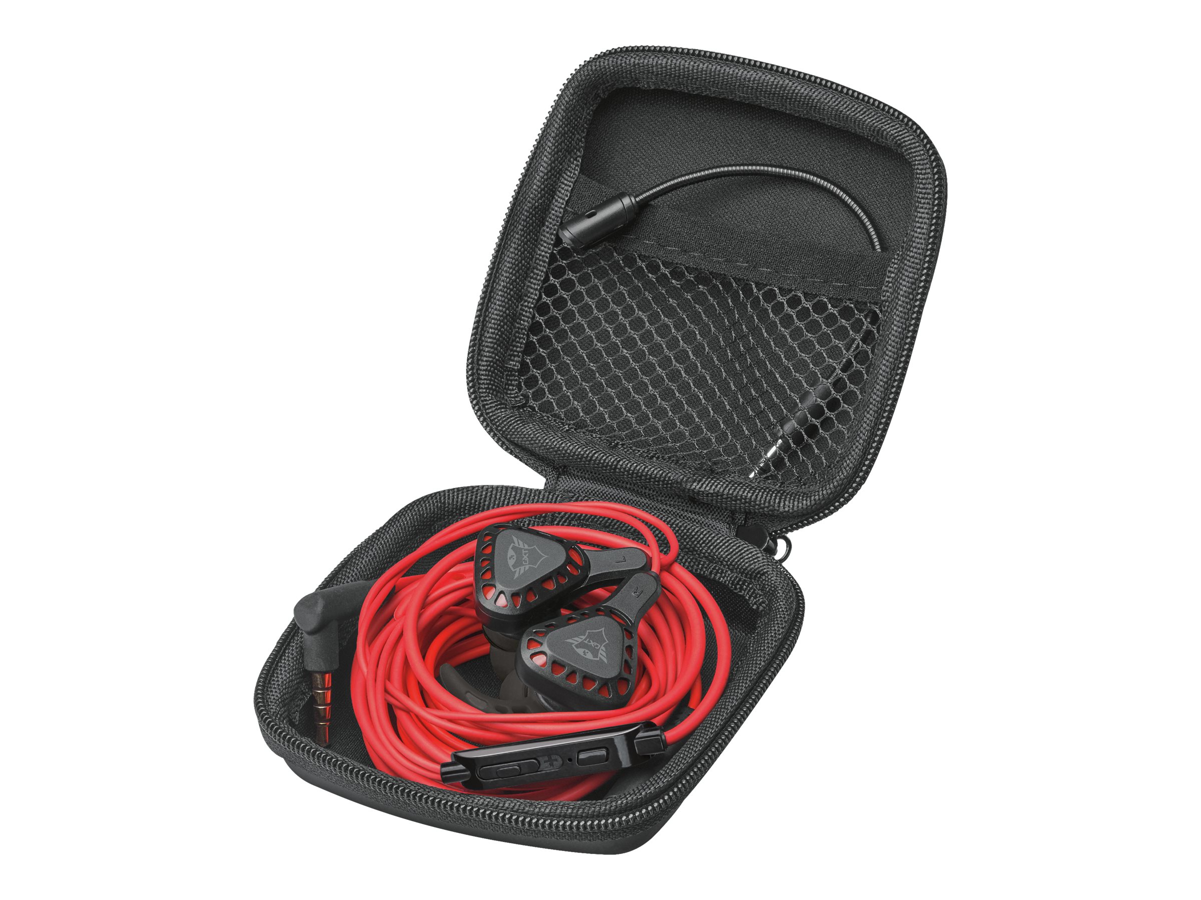 Trust GXT 408 Cobra - Ohrhrer mit Mikrofon - im Ohr - kabelgebunden - 3,5 mm Stecker