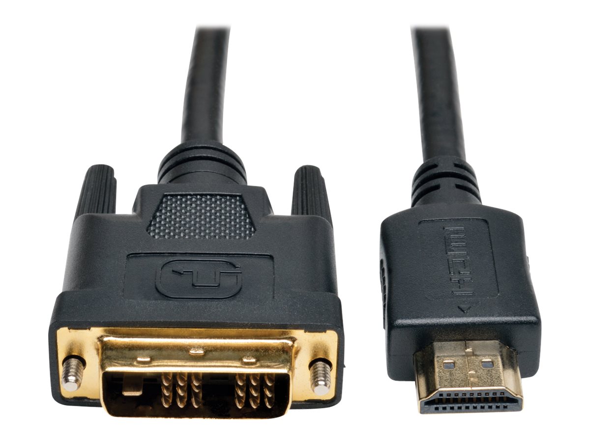 Eaton Tripp Lite Series HDMI to DVI Adapter Cable (M/M), 16 ft. (4.9 m) - Adapterkabel - DVI-D mnnlich zu HDMI mnnlich - 4.9 m