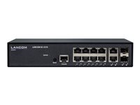 LANCOM GS-2310 - Switch - managed - 8 x 10/100/1000 + 2 x Kombi-Gigabit-SFP - Desktop, an Rack montierbar