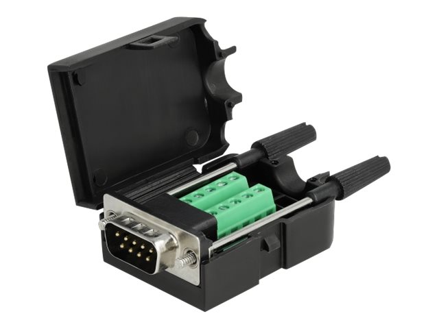 Delock - VGA-Adapter - DB-9 (M) schraubbar zu 10-poliger Anschlussblock