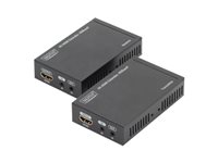 DIGITUS Professional 4K HDMI Extender Set - Video-/Audio-/Infrarot-bertrager - HDBaseT - bis zu 70 m