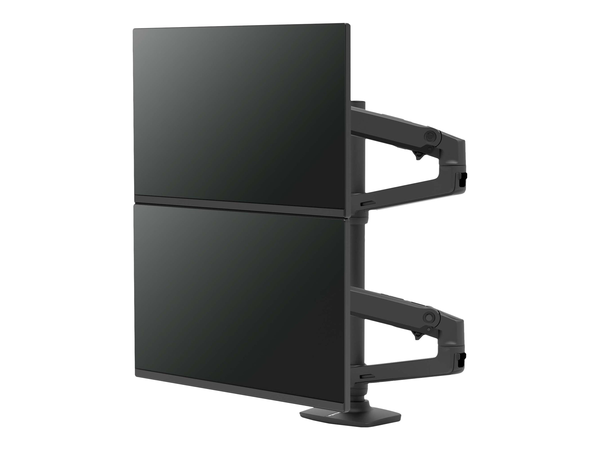 Ergotron LX - Befestigungskit (hohe Säule, Doppelarm) - für 2 LCD-Displays - mattschwarz - Bildschirmgrösse: bis zu 101,6 cm (bi