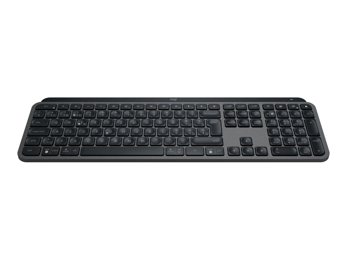 Logitech MX Keys S - Tastatur - hinterleuchtet - kabellos - Bluetooth LE - QWERTY