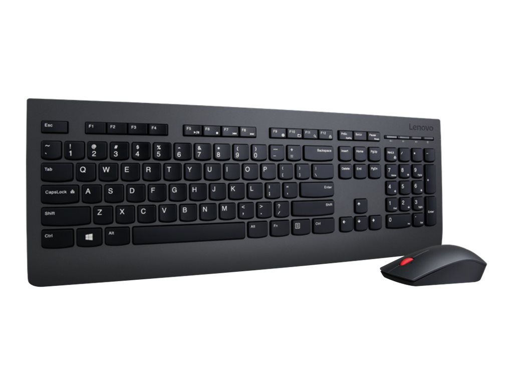 Lenovo Professional Combo - Tastatur-und-Maus-Set - kabellos - 2.4 GHz - USA - für K14 Gen 1; ThinkCentre M60q Chromebox; M70s G