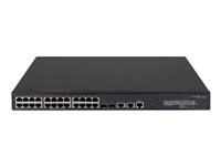 HPE FlexNetwork 5140 24G PoE+ 2SFP+ 2XGT EI - Switch - L3 - Smart - 24 x 10/100/1000 (PoE+) + 2 x 1 Gigabit / 10 Gigabit SFP+ + 