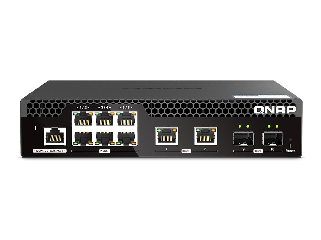 QNAP Web Managed Series - Switch - halbe Breite, Layer 2 - managed - an Rack montierbar