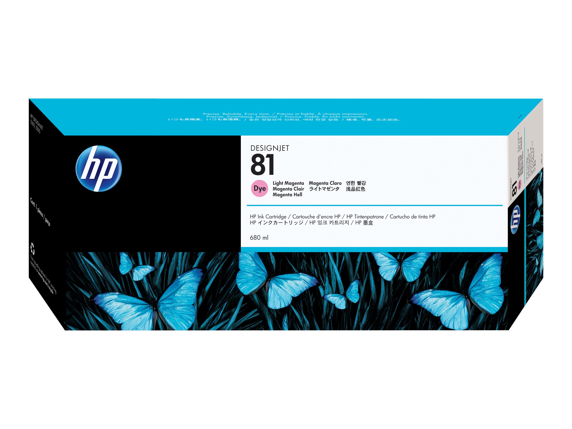 HP 81 - 680 ml - hellmagentafarben - Original - DesignJet - Tintenpatrone