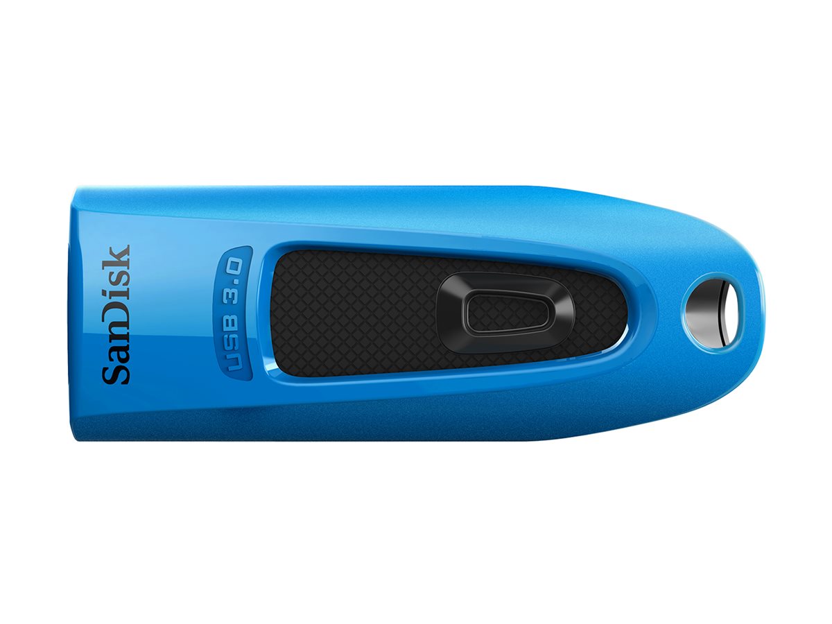 SanDisk Ultra - USB-Flash-Laufwerk - 64 GB - USB 3.0 - Blau