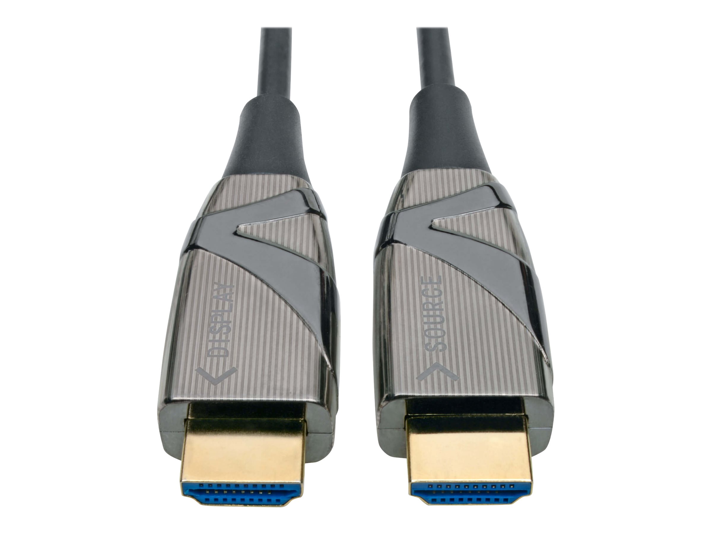 Eaton Tripp Lite Series 4K HDMI Fiber Active Optical Cable (AOC) - 4K 60 Hz, HDR, 4:4:4 (M/M), 100 m (328 ft.) - HDMI-Kabel - HD