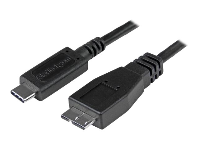 StarTech.com 1m USB 3.1 USB-C auf USB Micro B Kabel - USB 3.1 Typ C zu Micro-B Anschlusskabel - USB-Kabel - 24 pin USB-C (M) zu 