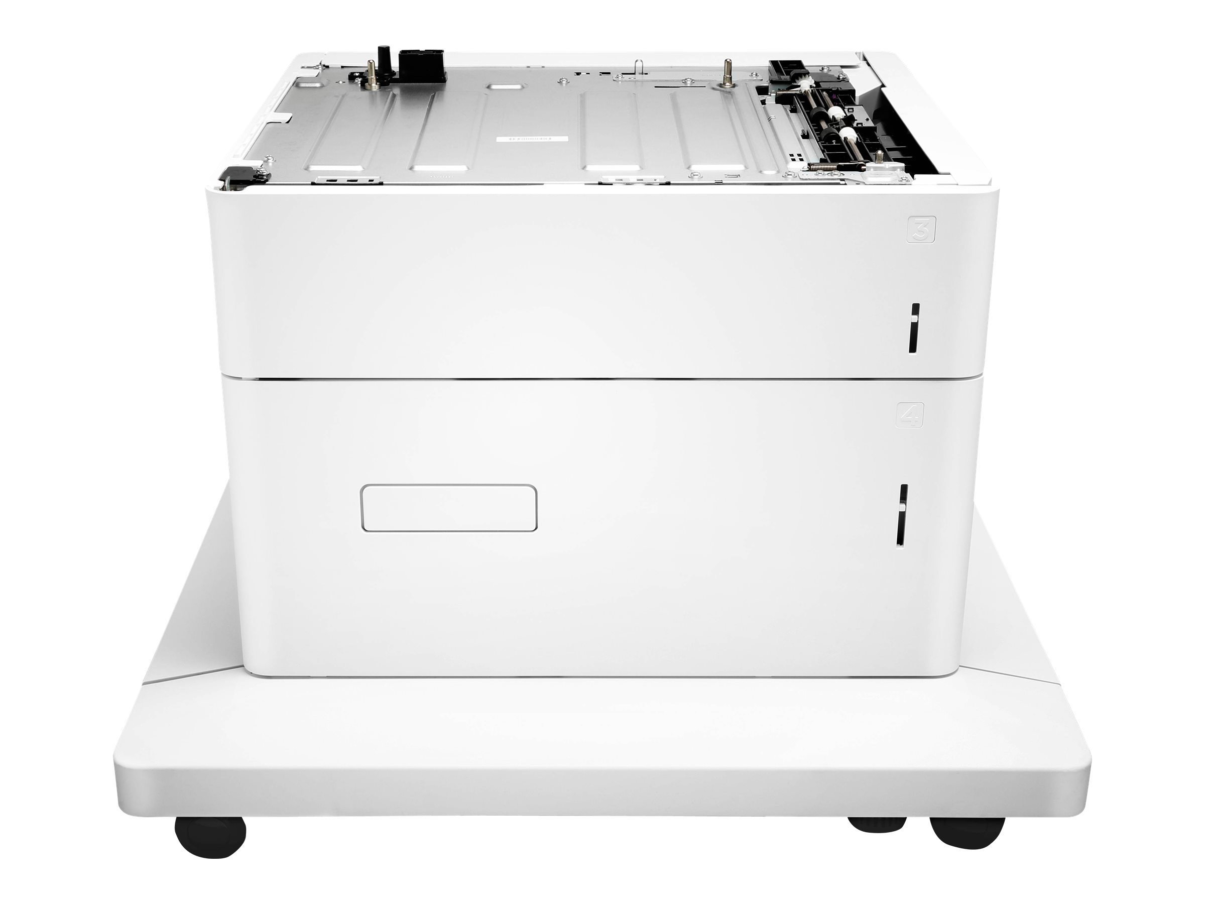 HP Papiereinzug und Stnder - Druckerbasis mit Medienzufhrung - 2550 Bltter in 2 Schubladen (Trays) - fr Color LaserJet Manag