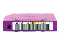 HPE Ultrium BaFe RW Custom Labeled Data Cartridge - 20 x LTO Ultrium 6 6.25 TB - etikettiert - lila - fr StorageWorks SAS Rack-