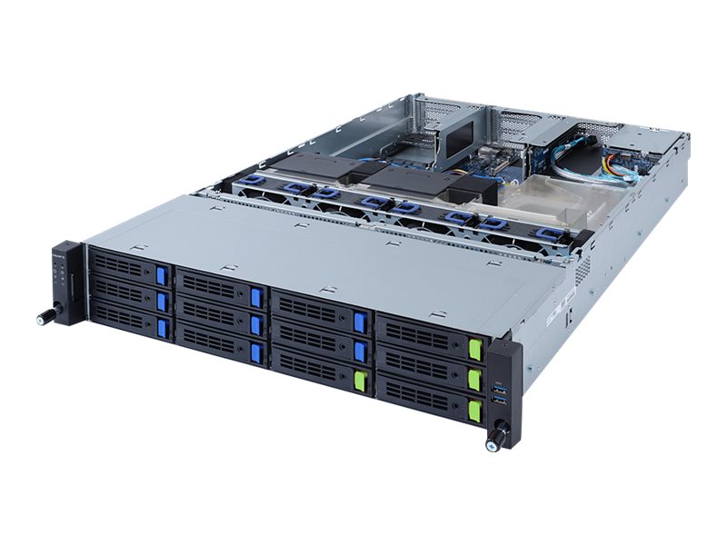 Gigabyte R262-ZA2 (rev. 100) - Server - Rack-Montage - 2U - 1-Weg - keine CPU